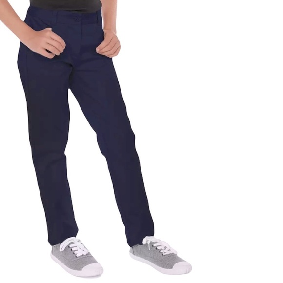 NAUTICA NAVY BLUE Girls School Uniform Pants Size 14 Regular NWT - Picture 9 of 9